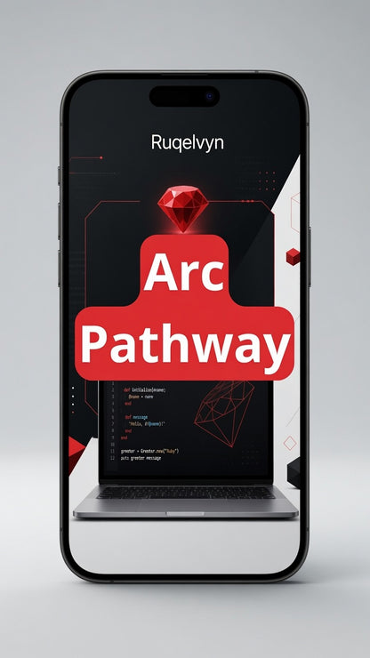 Smartphone displaying 'Arc Pathway' on a gray background